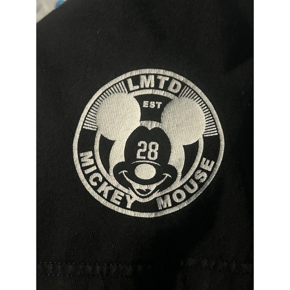 Disney X Neff Mickey Mouse Shirt Adult Size Small Black Short Sleeve Tee Mens - Picture 2 of 3